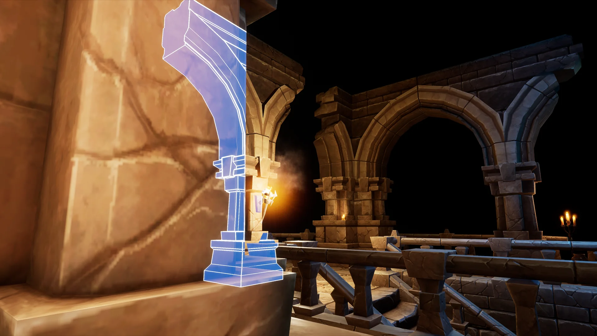 Showing the Elias Wick - Highlight post process material in Unreal Engine.