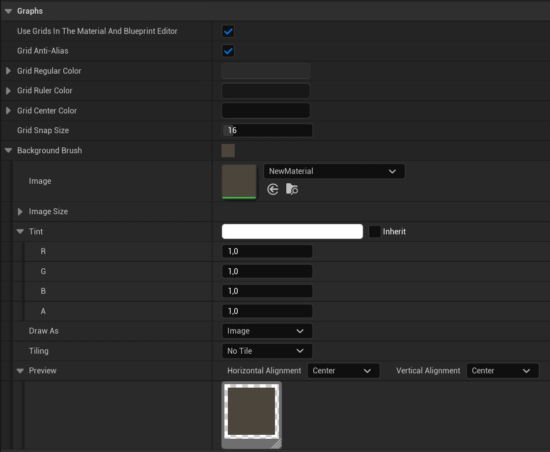 A showcase on how to change the grid background image in Unreal Engine.