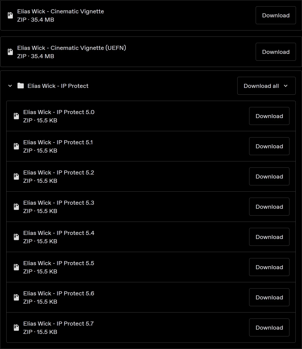 Gumroad download interface.