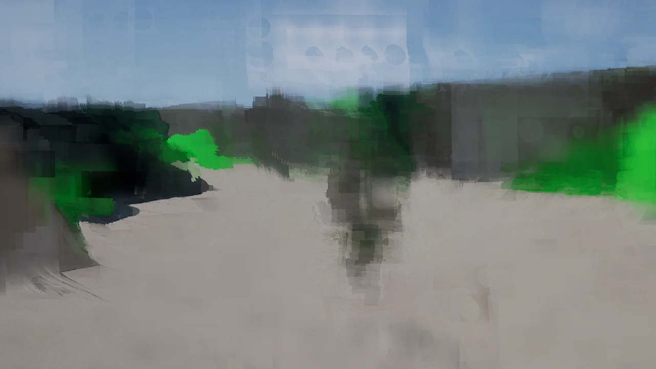 Showcasing the lowest setting of viewport 3D resolution in Unreal Engine.