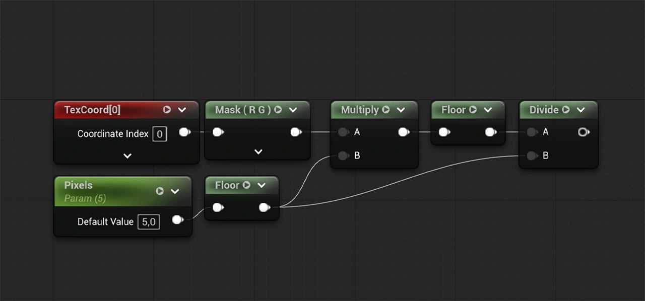 Showcasing the snippet code in Unreal Engine.